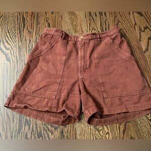 Big Bud Press Rust Red Utility Shorts